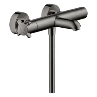 Axor Citterio E Смеситель для ванны, термостатический, настенный, цвет: полированный черный хром