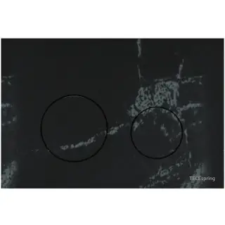 TECEspring Панель смыва для унитаза, из искусственного камня, плоская, цвет: темный базальт