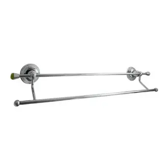 Nicolazzi Onice Полотенцедержатель двойной 63см., подвесной, цвет: золото