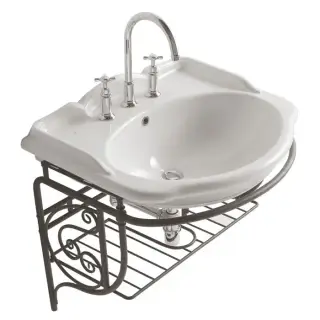 Globo Paestum Консоль подвесная 71x58x60см, на 3 отв., цвет: состаренный металл