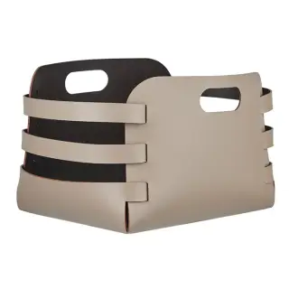 Colombo Adj Корзина Riga 27x36хH25см., настольная, цвет: капучино/шоколад