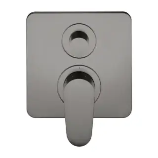 Axor Citterio M Смеситель для ванны, встраиваемый, с переключателем на 2 потока, цвет: полированный черный хром