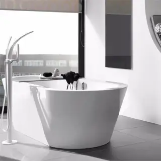 Bette Ванна Starlet Oval Silhouette отдельностоящая с шумоизоляцией и экраном 175х80см, цвет: белый