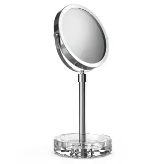 Decor Walther KR KSA Kristall Зеркало косметическое, настольное, цвет: кристальный/хром