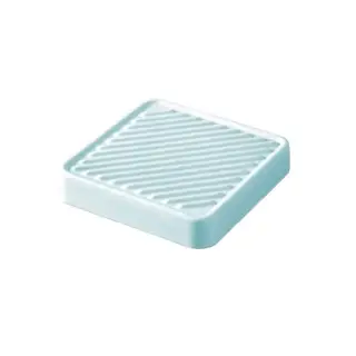 Artceram Cartesio Мыльница 18х18см., настольная, керамическая, цвет: голубой глянцевый