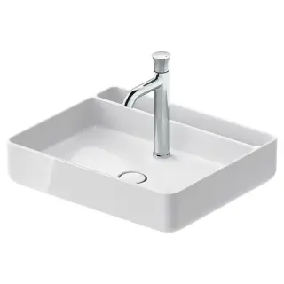 Duravit Bento Starck Box Раковина накладная 55х46см, с 1 отв., HygieneGlaze, цвет: белый глянцевый