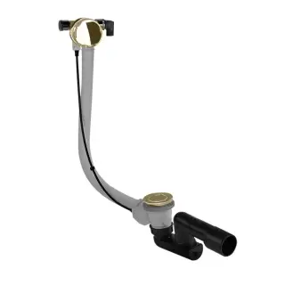 Gessi Слив-перелив для ванны, с наполнением через перелив, пластиковый, цвет: Finox Brushed Nickel