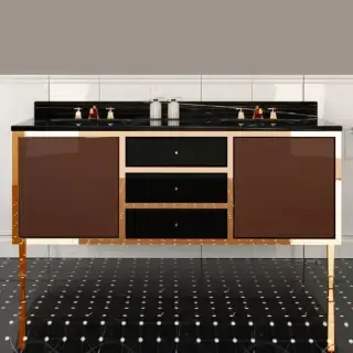 Devon&Devon Jazz 3, Комплект мебели, напольный, Цвет: fango/deep black/oro