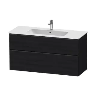Duravit D-Neo Тумбочка подвесная 121х46.2x62.5см., раковина, 1 ящик цвет: Black Oak