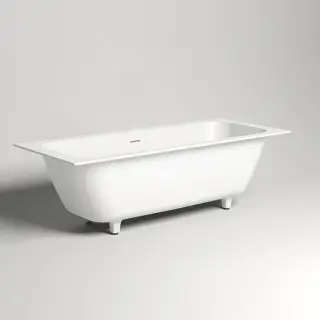 Salini Orlanda Axis Встраиваемая ванна на ножках 180х80х60cм., 