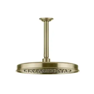 Gessi Venti20 Верхний душ &Oslash;30см., с потолочным держателем 29.3см., цвет: Brushed Brass PVD