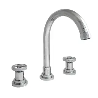 Nicolazzi Arena Смеситель для раковины на 3 отверстия, с донным клапаном, излив: 176 мм, цвет: хром
