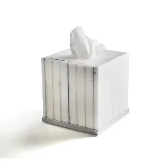 3SC Rigato Контейнер для бумажных салфеток настольный 13хh14х13 см, цвет: никель