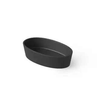 Dea Design Washbasins Раковина 60х35х14см., накладная, без отв., Solid Surface, цвет: Black №16