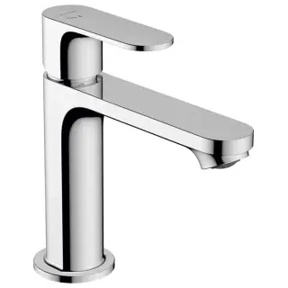 Hansgrohe Rebris S Смеситель для раковины, 1 отв., CoolStart, EcoSmart+, с донным клапаном, цвет: хром