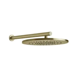 Gessi 316 Верхний душ &Oslash;35.5см., с настенным держателем 45см., цвет: Brushed Brass PVD