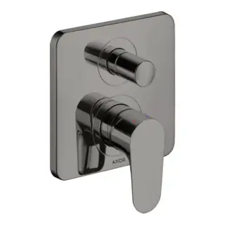 Axor Citterio M Смеситель для ванны, встраиваемый, с переключателем на 2 потока, с защитой, цвет: полированный черный хром
