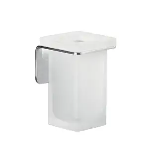 Colombo Over Стакан подвесной, цвет: матовая сталь/матовое стекло