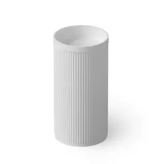 Dea Design Pedestal Basin Раковина 45х45х90см., напольная, без отв., Solid Surface, цвет: White №18