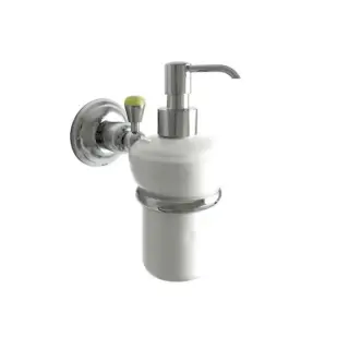 Nicolazzi Onice Дозатор для жидкого мыла, подвесной, цвет: хром/белый