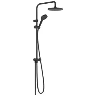 Hansgrohe Vernis Blend Душевая стойка с верхним душем 200 1jet Reno, цвет: матовый черный