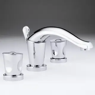 THG Bagatelle metal Смеситель для раковины, 3 отв., цвет: хром