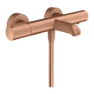 Axor Citterio M Смеситель для ванны, настенный, термостатический, цвет: шлифованное красное золото