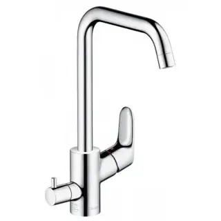 Hansgrohe Focus, Смеситель для кухни, с запорным вентилем, для посудомоечной машины, Цвет: хром