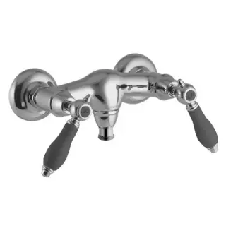 Fima Carlo Frattini Herend Смеситель для душа, настенный, черные ручки, цвет: хром