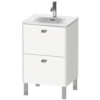 Duravit Brioso База напольная 52x41.9x68.5см с раковиной, 2 ящика, цвет: глянцевый белый