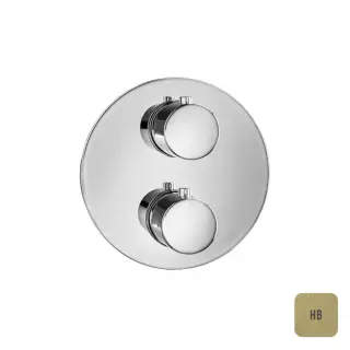 Almar Core Смеситель для душа, встраиваемый, термостатический, цвет: High Brass Brushed PVD