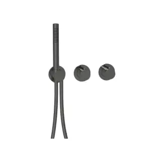 Almar Modular Смеситель для душа, настенный, термостатический, цвет: Absolute Black Brushed PVD