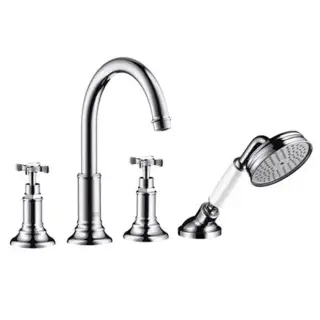 Axor Montreux, Смеситель на край ванны, на 4 отверстия, внешняя часть, цвет: хром