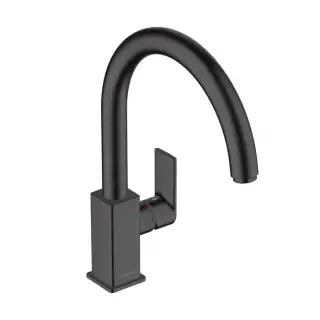 Hansgrohe Vernis Shape M35 Смеситель для раковины, однорычажный, излив 260 мм, цвет: матовый черный