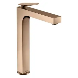 Axor Citterio Смеситель для раковины 280, на 1 отв., излив h28см., высокий, с текстурой, цвет: полированное красное золото