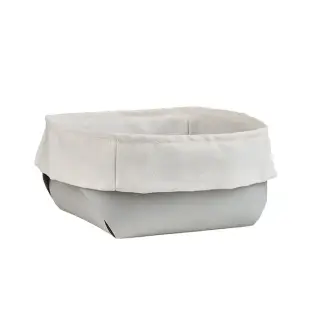 ADJ Корзина для хлеба, 20x20xH9 см., цвет: устричный/пепельная роза