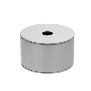 Oasis Defile Контейнер &Oslash;11х6.5см., настольный, гладкий, цвет: хром