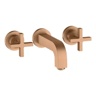 Axor Citterio Смеситель для раковины, встраиваемый, излив: 16.2см., цвет: шлифованная бронза