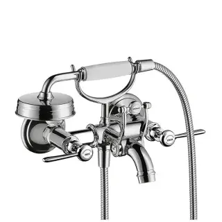 Axor Montreux, Смеситель для ванны с двумярычаговыми рукоятками, ВМ, цвет: хром