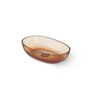 Dea Design Washbasins Раковина 60х36х14см., накладная, без отв., Glasstech, прозрачная смола, цвет: Sunset R1