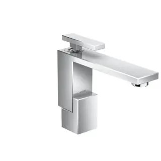 Axor Edge Смеситель для раковины, на 1 отв., с донным клапаном push/open, излив 160мм, цвет: хром