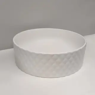 ArtCeram Rombo Раковина накладная,&Oslash;44,5хh14,5см, без отв под смеситель, без перелива, цвет: белый матовый