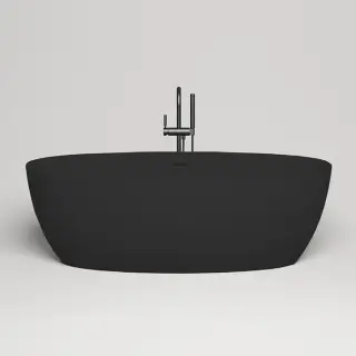 Salini Alda Ванна отдельностоящая 178х92х58см, донный клапан , сифон, слив-перелив, S-Stone, цвет: RAL9011