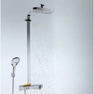 Hansgrohe Raindance Select E 300 Showerpipe Душевая система, с верхним душем 30х19см., ручным дешем, и термостатическим смесителем, цвет: хром
