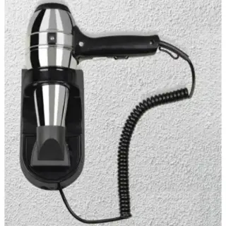 Colombo Hotel Collection Фен настенный 1300W, цвет: черный