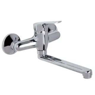 Carlo Frattini Kitchen Смеситель для кухни, настенный монтаж, цвет: хром