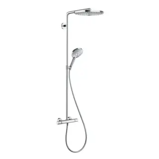 Hansgrohe Raindance Select E 300 Showerpipe Душевая система, с верхним душем &Oslash;30см., ручным дешем, и термостатическим смесителем, цвет: хром