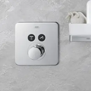 Axor ShowerSelect Термостат ShowerSelect S, для 2 потребителей, СМ, внешняя часть, цвет: хром