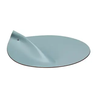 ADJ Крышка для корзины для белья, D33 см., цвет: небесный/эвкалипт