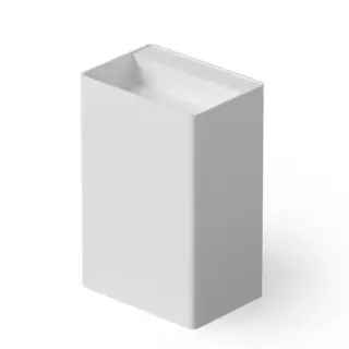 Dea Design Pedestal Basin Раковина 60х42х90см., напольная, без отв., Solid Surface, цвет: White №18